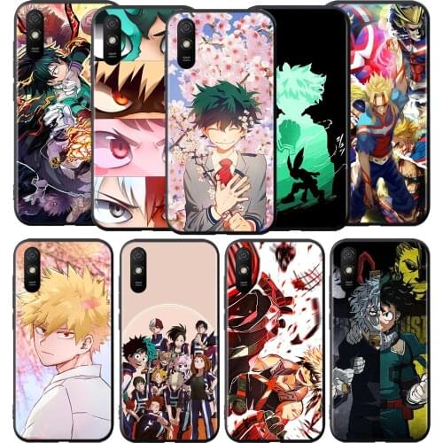 My Hero Academia Silicone Cover For Xiaomi Redmi 9 9T 9C 8 7 6 Pro 9AT 9A 8A 7A 6A S2 5 5A 4X Plus Phone Case