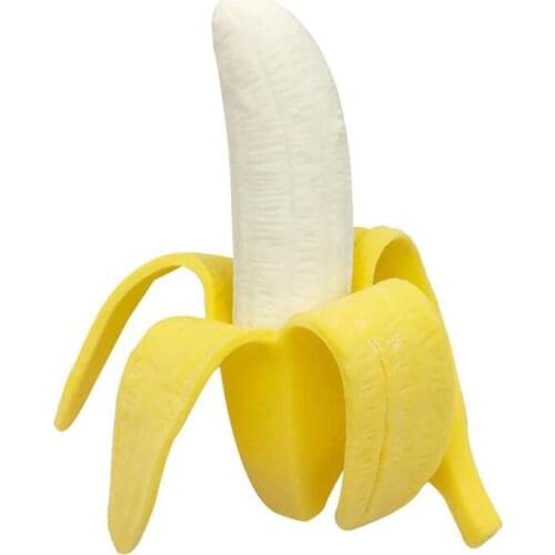 Elastic Simulation Peeling Banana Corn Squishy Slow Rising Squeeze Toy Mochi Healing Fun Stress Reliever Antistress Toy