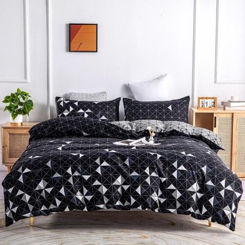 Modern Bedding Set Single Double Queen King Nordic bed cover 150 Summer Bedspread 220x 240 Comfortable Pillowcase No Bed Sheet
