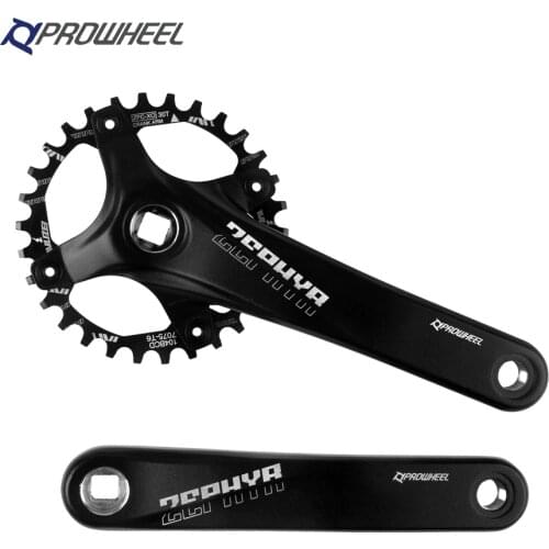 Prowheel Mountain Bike crank Sprockets 170/75mm Square Hole Crank 30/32/34/36/38/40/42/44/46/48/50/52T Sprocket 104BCD MTB Parts