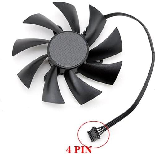 3/4 PinFan Radiator Cooler Cooling Fan for GIGABYTE GTX1660ti 1660 1650 SUPER Mini ITX OC Graphics Card