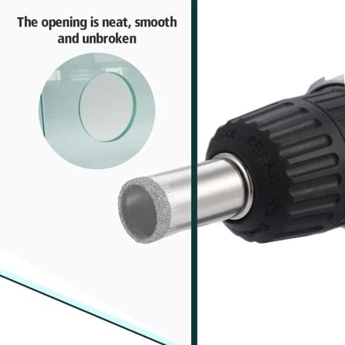 15pcs Durable Diamond Glass Drill Bit Set Tile Marble Glass Ceramic Hole Saw Hole Opener Power Tools