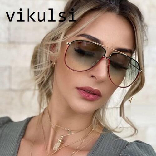 2020 New Women Luxury Brand Polarized Sunglasses Men High Quality Pilot Sun Glasses Ladies Gradient Eyewear Female Glasses UV400