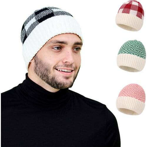 Unisex Beanie Men Short Hat Women 2021 Winter Fisherman Beanies For Ladies tie dye Print Autumn Hip Hop Knitted Cap Skullcap