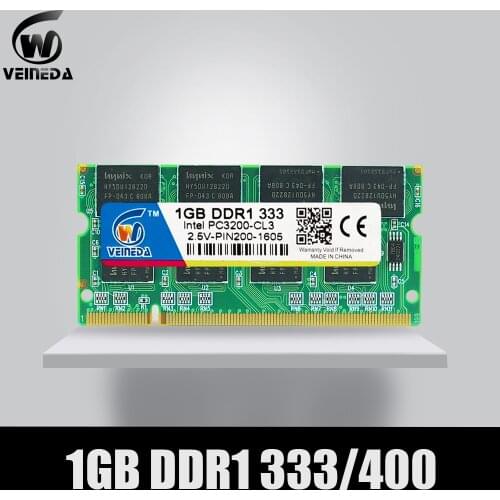 Ram DDR333 1GB 200PIN Sodimm Memory Ram ddr 333 PC2700 For Intel AMD Laptop