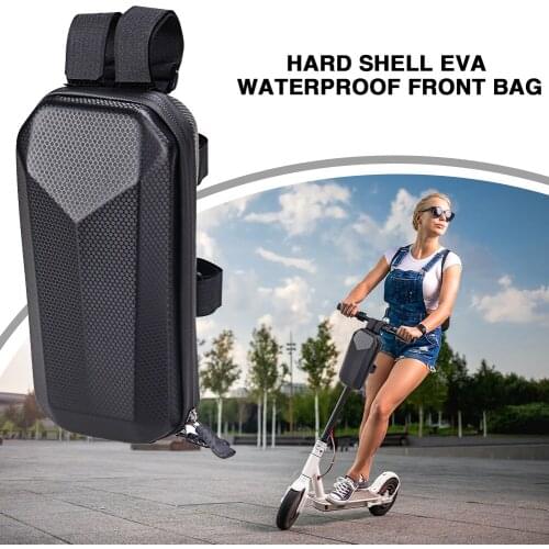 Frame Scooter Hanging Bag Hard Shell Front Waterproof Folding Bike Bicycle Pouch for Outdoor Cycle Biking Entertainment