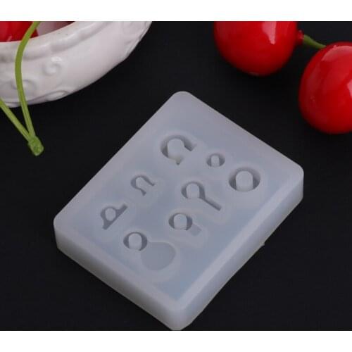 Silicone Mold Ball Rings Epoxy Resin DIY Jewelry Making Crafts Cake Decorations HX6D