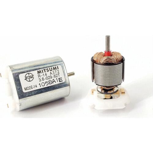 Japan MITSUM M22E-14 280 DC Motor DC 3V-6V 15000RPM High Speed High Torque Motor Precision Engine For Copier DIY Toy Car Boat