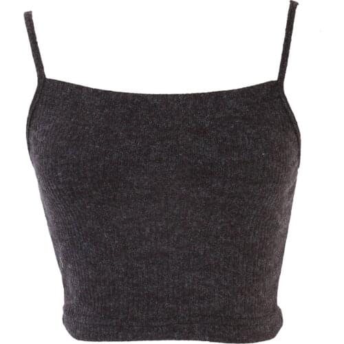 Women Summer Vest Crop Top Sleeveless Casual Tank Knitwear Sleeveless Ladies Tank Tops