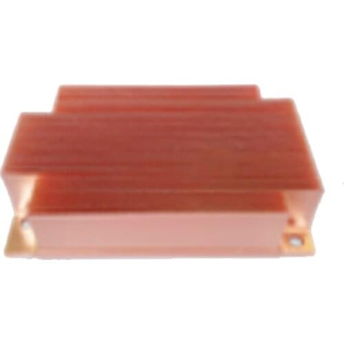 1pcs Laser Copper Heat Sink Graphics Card Memory TEC Cooling Plate 117mm Length 76mm Width 26.5mm Height