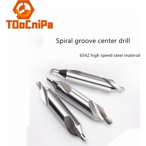 10 PCS Center drill type A center drill stainless steel centering drill spiral point drill positioning drill compound drill