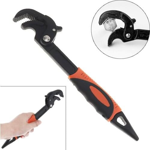 14-30mm Opening Multifunctional Wrench Adjustable Quick Clamping Pliers Multitool Spanner Automatic Reset Chrome Vanadium steel