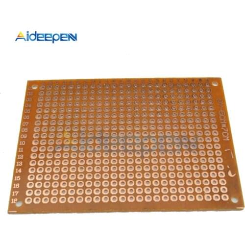 5Pcs Single Side DIY Prototype Paper PCB Universal Experiment Matrix Circuit Board 5x7CM 50x70 mm 2.54mm