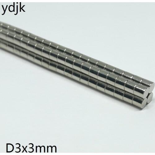 50pcs/lot disk magnet 3*3 N35 strong mm magnet 3x3 NdFeB magnets 3x3 neodymium magnet Dia 3 x 3