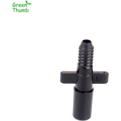 90 pcs Hose 1/4" 6mm Nozzle Connector Garden Thread Barbed Joint Irrigation Raised Bed Green House Lawn Drop Irrigation Sprayer