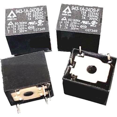 HOT NEW 943-1A-24DS-F 943-1A-24DS-F 943-1A-24DS-F 24VDC DC24V 24V 15A 4PIN RELAY