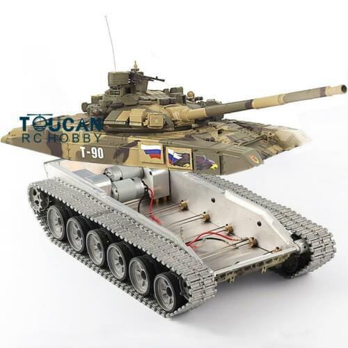 Heng Long 1/16 3938 T90 BB Airsoft IR RC Tank Metal Chassis Tracks RTR 360 Turret TH16811-SMT4