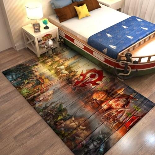 Game World Of War Horde Alliance Door mat Rug Carpet Floor Bedroom Home Doormat Non-slip Mat Cartoon Gift