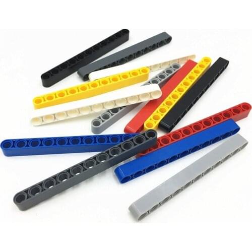 30pcs 11 Hole Arm Compatible Lego Size Technic Building Blocks City Truck Creative Creator Tech Assemblage Bricks Children Toys