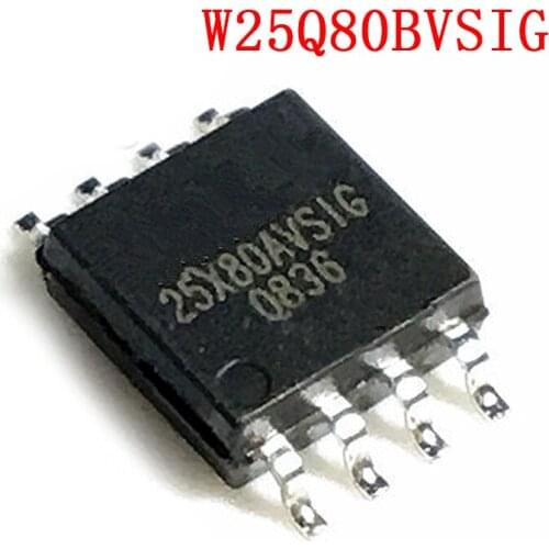 10pcs/lot W25Q80BVSIG 25Q80BVSIG 25Q80BVSSIG 25Q80 BVSIG SOP8 Chip is 100% work of good quality IC