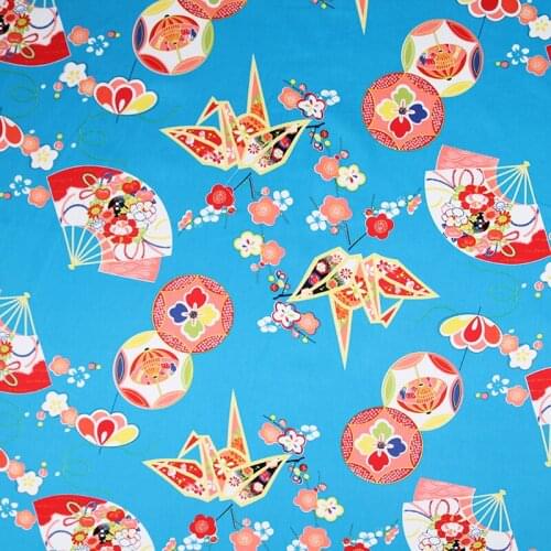 Origami fabric Retro style fabric Calico Printed cotton fabric for DIY Bag 1 order=50cm*140cm