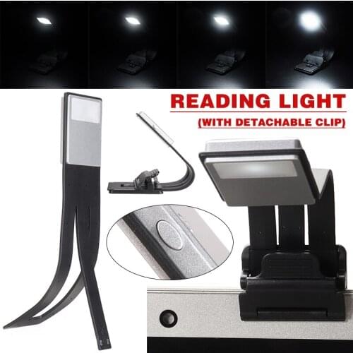 Portable LED Reading Lamp Flexible USB Rechargeable Led Night Light Book Light with Clip Book Reading Light