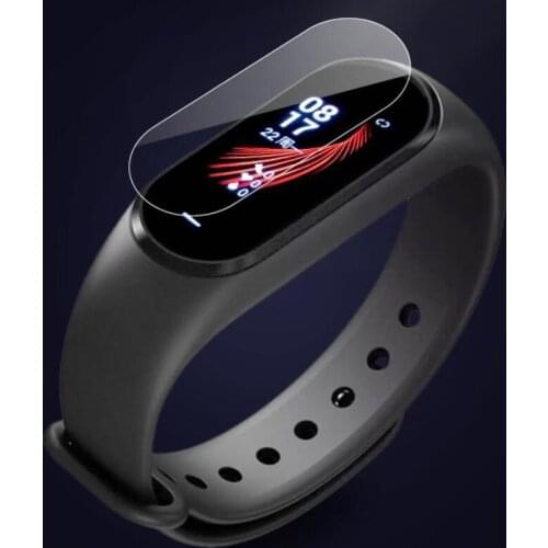 Clear Protective Film Guard For Xiaomi Xiaomi Hey+ NFC band Hey Plus Smartband Bracelet Tempered Glass Screen Protector Cover