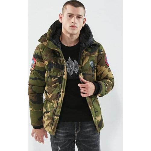 Plus Size M-XXXL 4XL 2020 Padded Winter Jacket Men Coat Clothes Thick Keep Warm Military Camouflage PARKAS