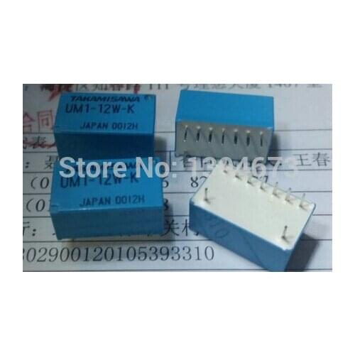 Relay UM1-12W-K UM1-12W 12W-K 12W 12VDC TAKAMIS DIP9 5PCS/LOT