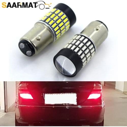 LED 1157 BAY15D P21/5W bulbs Car Brake Tail Back-up Lights For Chevrolet CHEVY Cruze Epica Captiva Sail Spark Aveo lova Red (2)