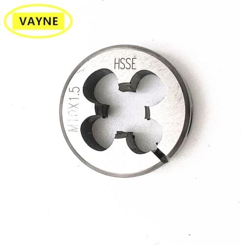VAYNE HSSE Metric Adjustable Round die M2 M2.5 M3 M4 M5 M6 M7 M8 M9 M10 M11 M12 M14 M16 M18 M20 M22 Fine Thread Threading Dies
