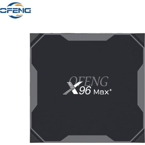 X96 MAX Plus 4GB 64GB Android 9.0 Smart TV Box Amlogic S905X3 Quad Core Dual Wifi BT H.265 8K 24fps Support Youtube X96Max Plus