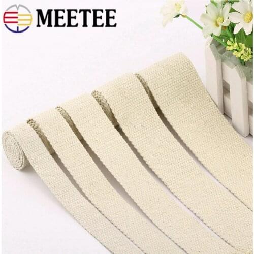 1pc(42m) Backpack Strap Cotton Webbings High Tenacity Belt Bag Lable Ribbon Sewing Tape Bias Binding DIY Crafts Accessories