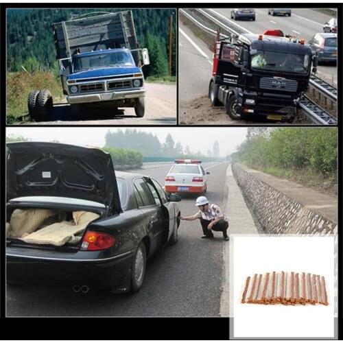 10Pc Car Tubeless Tire Repair Strip For Car Motorcycle Tyre Repair Rubber Strips