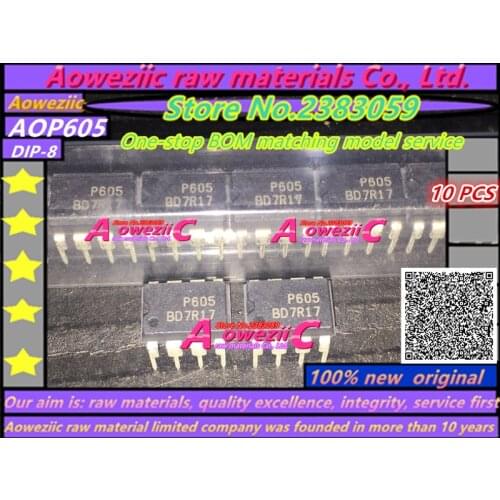 Aoweziic 100% new original AOP605 P605 power management chip DIP-8