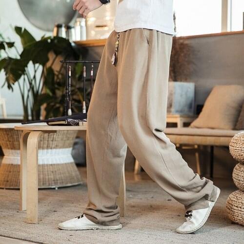 Autumn Men Pants Casual Cotton Long Pants 2020 Straight Joggers Homme Plus Size 5XL Business Work Breathable Trousers Men