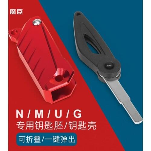 Key Case with Uncut Key Foldable Pop-up for Niu Nqi Uqi Mqi Gt Universal
