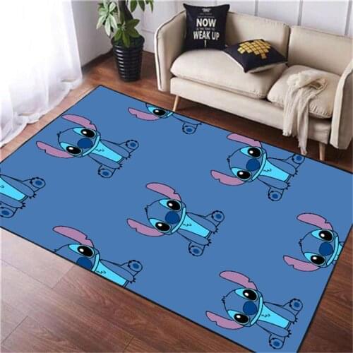 Disney Lilo & Stitch Baby Play Mat 80x160cm Bathroom Rug Kitchen Doorway Children Room Balcony Mat Bedroom Carpet