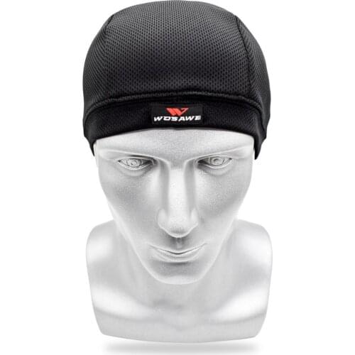 Sweat Absorbent Skull Cap Under Hard Hat Cushion Sun Protection & Mesh Airway Cooling Helmet Liner