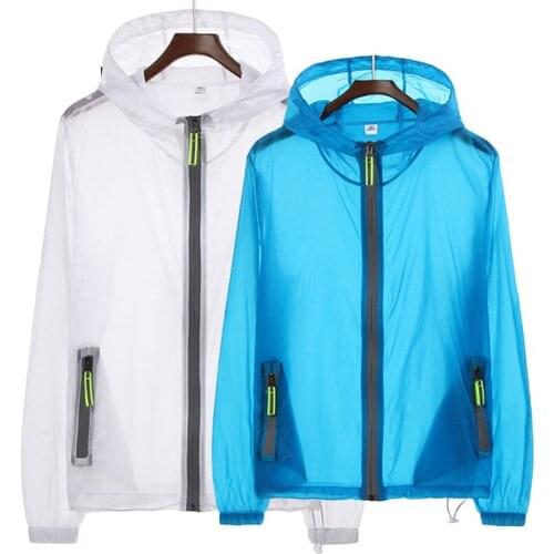 Add Large s-7XL plus size Lovers Summer fashion Sun UV Protection men Hooded Jackets Thin Breathable Beach Cardigan women coats