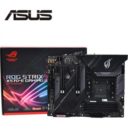 NEW For ASUS ROG STRIX X570-E GAMING Motherboard Socket AM4 For AMD X570M X570 Original Desktop PCI-E 4.0 m.2 sata3 Mainboard