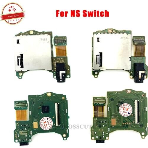 New Game Slot Card Reader Socket Board for Nintendo Switch with Headset Headphone Port Portable Carrying Replacement Accessories