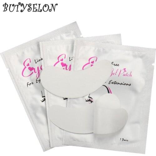 500pairs Under Eye Gel Pads Eyelash Extension Pads Lint Free False Eyelash Lash Extension Makeup Eye Gel Patches