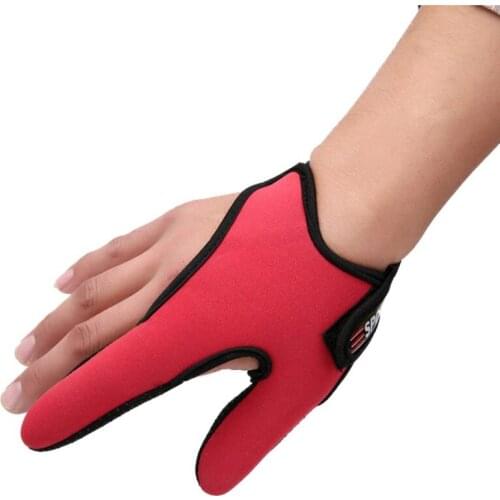Fishing Finger Glove 2 Fingers Breathable anti-slip Shock Absorption Thumb And Index Finger Gloves Fishing Finger Protector Fis