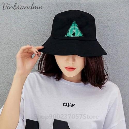 Potter Halloween Ground As Magic illuminates The Forest A Hidden Deathly Hallows Symbol Stranger Thing Panama Bucket Hat