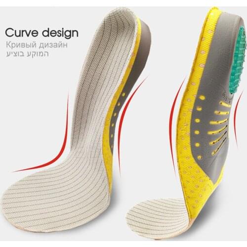 PVC Orthopedic Insoles Orthotics flat foot Health Sole Pad for Shoes insert Arch Support pad for plantar fasciitis Feet Care
