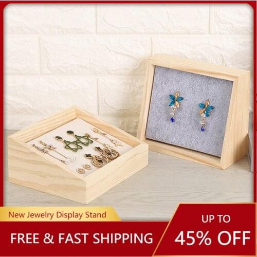 Premium Ring Display Stand Small Ring Tray Showcase Jewelry Display Rings Holder Home Organizer