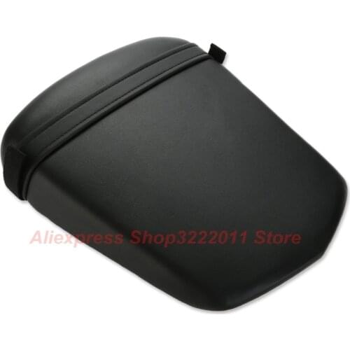Motorcycle Rear Leather Pillion Passenger Seat Black Back Cusion Seat For YAMAHA YZF-R6 YZF R6 2003 2004 2005