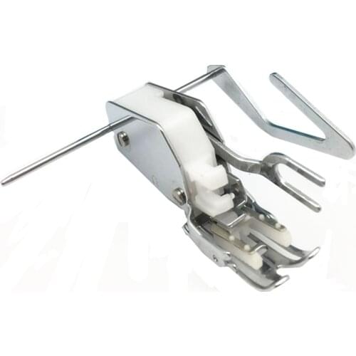 1 Piece Even Feed Walking Presser Foot with Guide, Used for Husqvarna Viking Groups 5 6 7 D E and Viking 215, 400, 605, 5BB5030