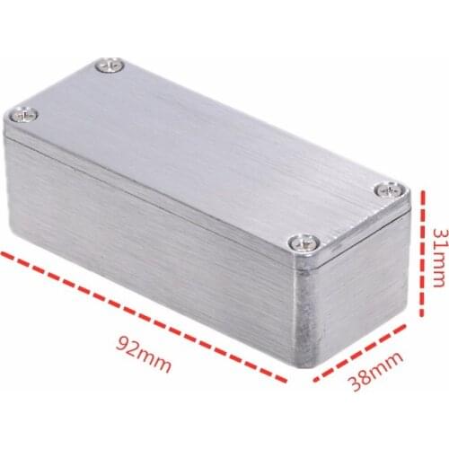 1pc Silver Aluminium Enclosure Case 1590A Mini Electronic Project Box 92x38x31mm